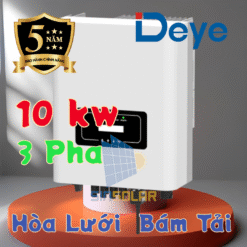 Inverter Deye hoà lưới 3 pha, 10 kW, 2 MMPT, đã bao gồm wifi. Mã: SUN-10K-G06