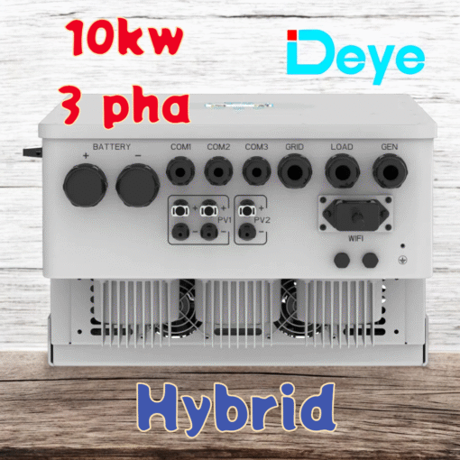 Biến tần Hybrid DEYE 10kW 3 pha, model SUN-10K-SG05LP3-EU-SM2 (Mẫu mới) - Hình ảnh 3