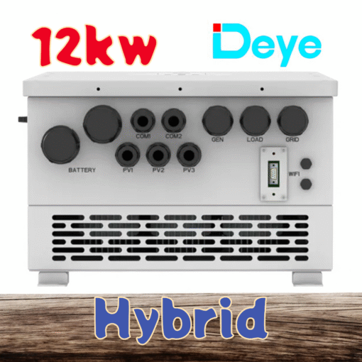 Biến tần Hybrid DEYE 12kW 3 pha, model SUN-12K-SG05LP3-EU-SM2 - Hình ảnh 3