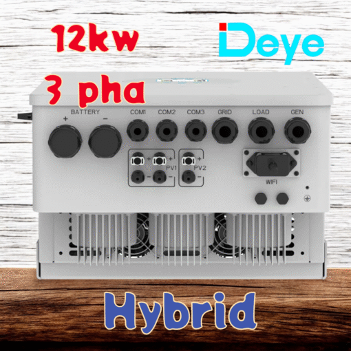 Biến tần Hybrid DEYE 12kW 3 pha, model SUN-12K-SG05LP3-EU-SM2 - Hình ảnh 5