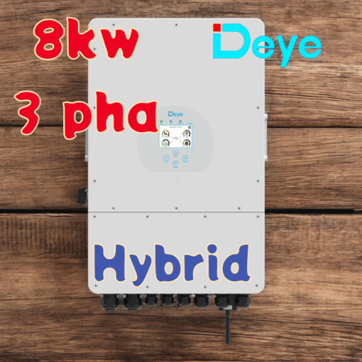 Biến tần Hybrid DEYE 8kW 3 pha, model SUN-8K-SG04LP3-EU (Chính Hãng) - Hình ảnh 2