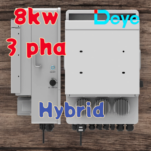 Biến tần Hybrid DEYE 8kW 3 pha, model SUN-8K-SG04LP3-EU (Chính Hãng) - Hình ảnh 3