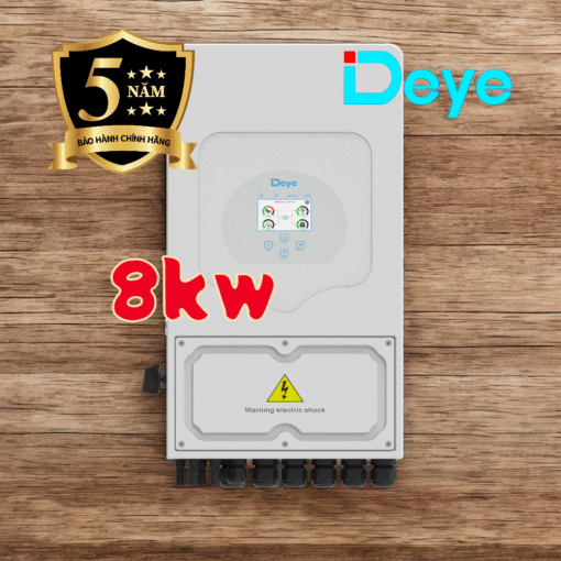 Inverter Hybrid Deye 8kW Biến tần hòa lưới có lưu trữ Deye 8kW (Chính Hãng - New) - Hình ảnh 3