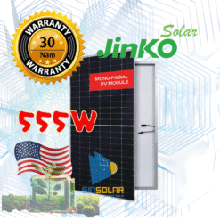 Pin Jinko 555W tấm pin Jinko Tiger Pro 555W chính hãng (New)