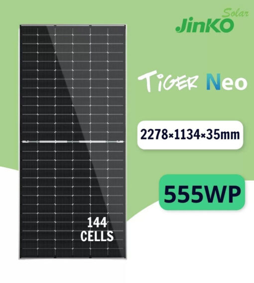 Pin Jinko 555W tấm pin Jinko Tiger Pro 555W chính hãng (New) - Ảnh 3
