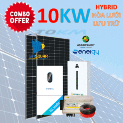 COMBO 10KW ĐIỆN MẶT TRỜI CÓ LƯU TRỮ