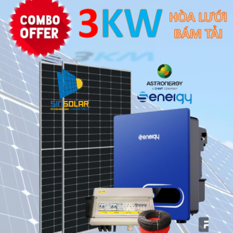 Combo hệ thống hòa lưới 3kw