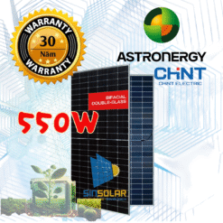 Tấm pin NLMT ASTRONERGY 550W Bifacial Half-cut cell