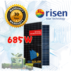 Tấm pin mặt trời N-type RISEN 685w -Cao Cấp
