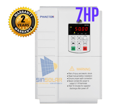 Biến tần bơm năng lượng mặt trời 5.5kW- 7HP 380V 3 pha PHAETON