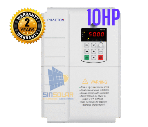 Biến tần bơm năng lượng mặt trời 7.5kW- 10HP 380V 3 pha PHAETON