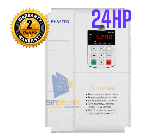 Biến tần bơm năng lượng mặt trời 18kW- 24HP 380V 3 pha PHAETON