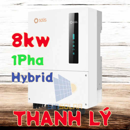 Inverter Hybrid 8kw Solis S6-EH1P8K-L-Pro-Cao Cấp (Thanh Lý tháng 10/2024)