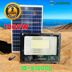 Đèn pha năng lượng mặt trời 1000W JinDian JD-81000L
