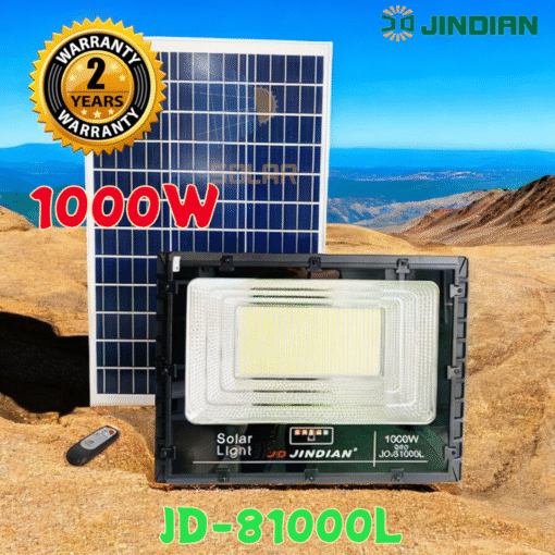 Đèn pha năng lượng mặt trời 1000W JinDian JD-81000L