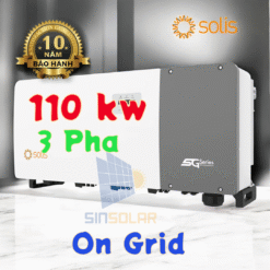 Inverter hòa lưới bám tải năng lượng mặt trời 3 pha 110kW 5G-PRO