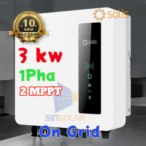 Inverter hòa lưới bám tải năng lượng mặt trời 1 pha 3kW S6-GR1P3K-S (2MPPT)