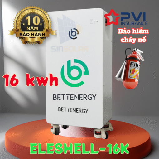 Pin Lưu Trữ Bettenergy ELESHELL-16K Cao Cấp