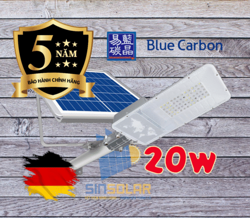 Đèn Năng Lượng Mặt Trời Dự Án Cao Cấp Blue Carbon 20W BCT - OLJ1.0