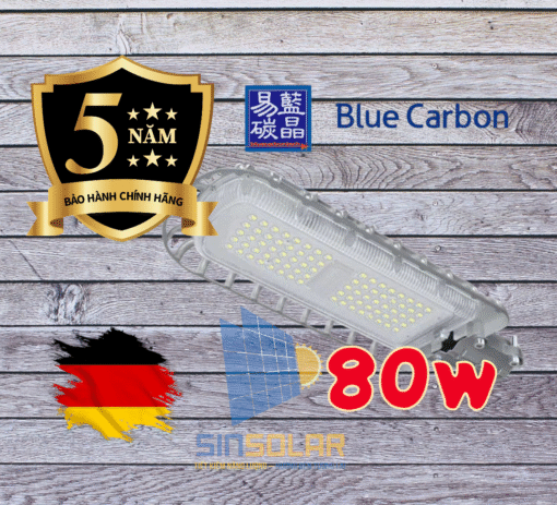 Đèn Năng Lượng Mặt Trời Dự Án Cao Cấp Blue Carbon 80W BCT – OLK3.0