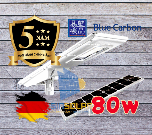 Đèn Năng Lượng Mặt Trời Dự Án Cao Cấp Blue Carbon 80W Blue Carbon BCT-OLF-80W