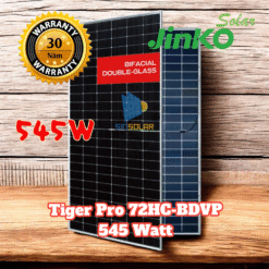 Pin Jinko 545W 2 Mặt Kính (Tiger Pro 72HC-BDVP 530-550 Watt)