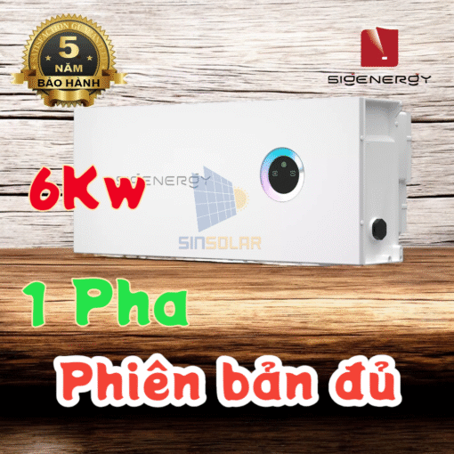 Biến Tần Hybrid Sigen 1 Pha 6kW Cao Cấp Full Chức Năng