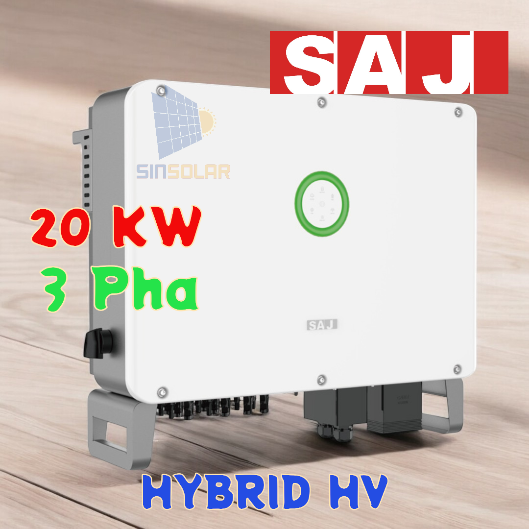 Biến Tần Hybrid Áp Cao SAJ 3 Pha 20kw Cao Cấp- H2-20K-T3