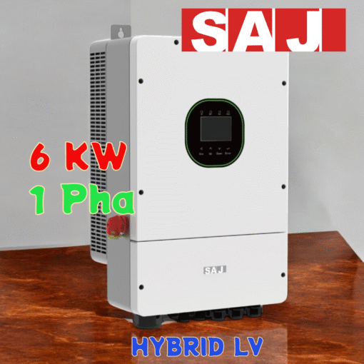 Biến Tần Hybrid Áp Thấp SAJ 1 Pha 6kW Cao Cấp- H2-6K-LS2