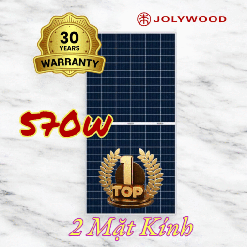 Pin JOLYWOOD 57W 2 Mặt Kính Cao Cấp Top One - Ảnh 2