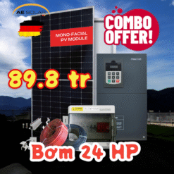Combo Điện Mặt Trời Bơm Tưới 24Hp-3pha (24 Ngựa-18kw)