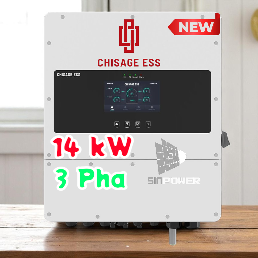 Biến Tần CHISAGE Hybrid Áp Thấp 3 Pha 14kw Cao Cấp