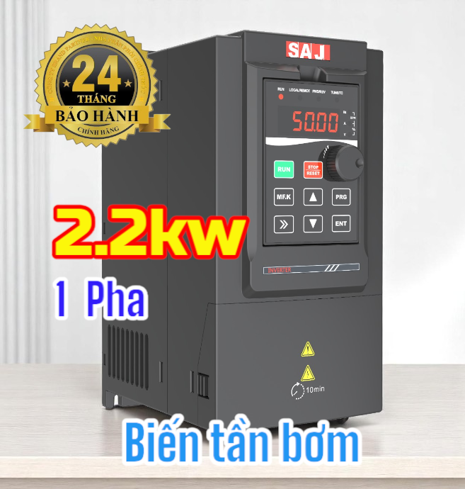 Biến Tần Bơm SAJ 1 Pha 2,2kw Cao Cấp-PDS33-2S2R2B-EH