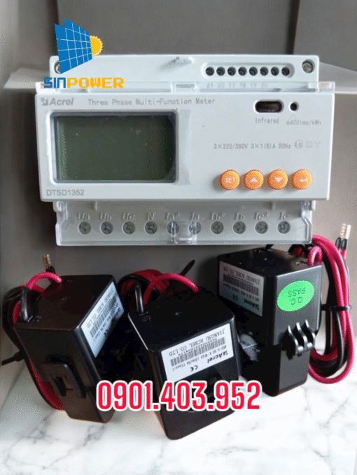 Meter Zero Export Solis Chống phát ngược lưới Inverter Solis-Acrel DTSD 1352