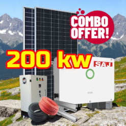 Hệ Thống Điện Mặt Trời 200kw 3pha (COMBO)