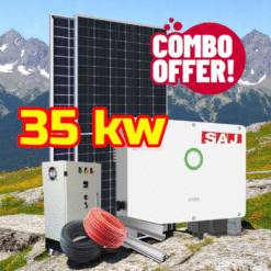 Hệ Thống Điện Mặt Trời 35kw 3pha (COMBO)
