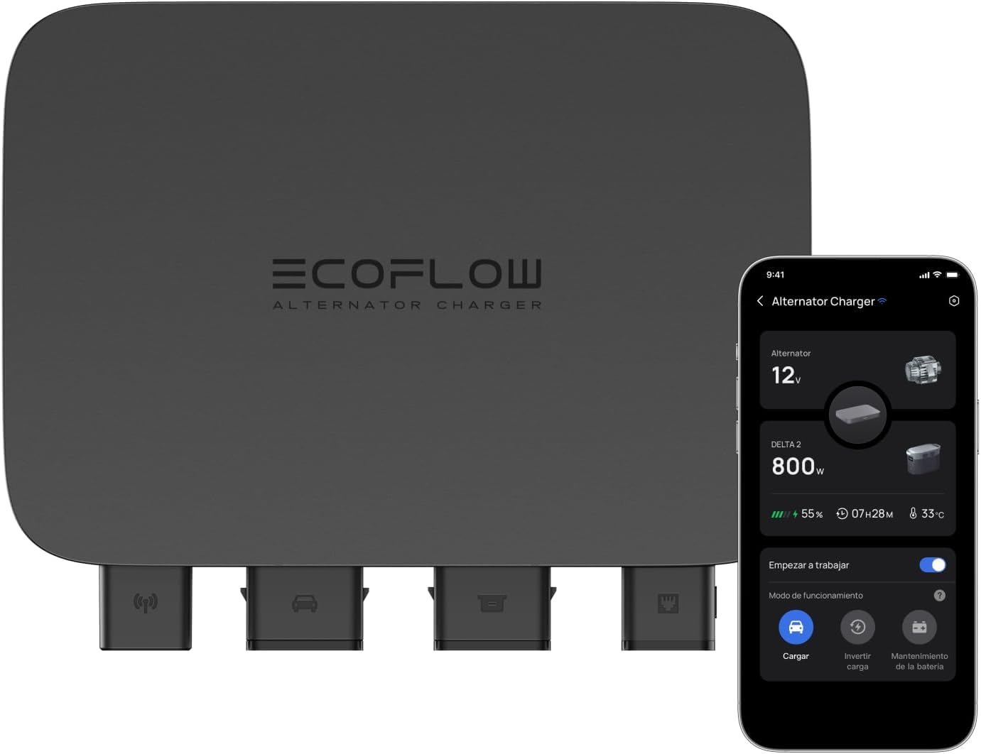 Bộ Sạc Ô Tô 800w trực tiếp - EcoFlow (New 800W Car Alternator Charger) - Ảnh 2