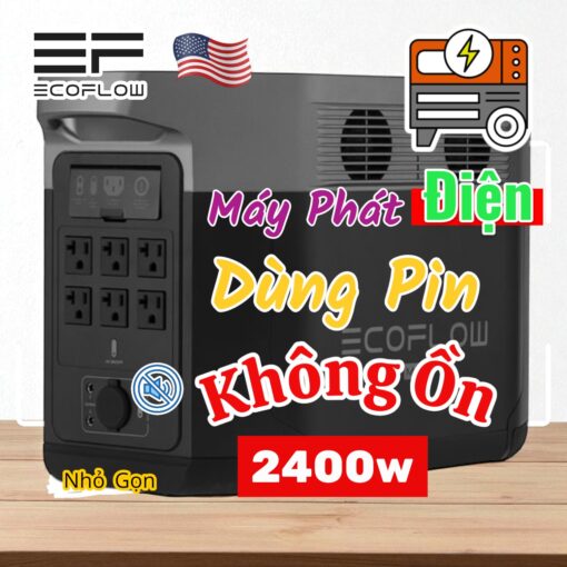 Trạm sạc dự phòng Bộ Lưu Điện di động EcoFlow E2000- 2400w (Delta 2 Max)