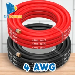 Dây cáp điện 4 AWG (25MM) dùng cho Batterry Solar