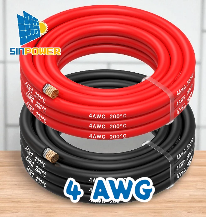 Dây cáp điện 4 AWG (25MM) dùng cho Batterry Solar