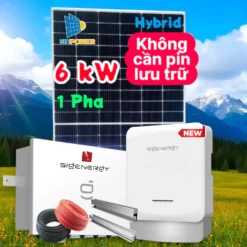 Combo Sigenergy Hybrid 6kW 1 Pha Ver 2- 6.0 SP2-BH 10 Năm