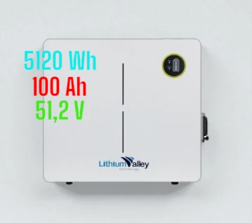 Bộ pin lưu trữ điện (lithium-ion), model: LV-BAT-W5.12Ac