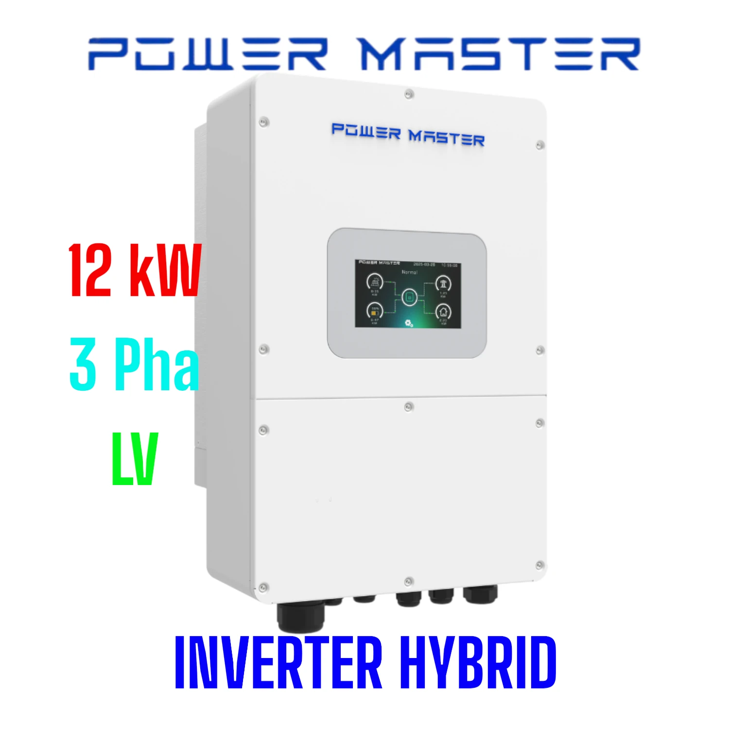 INVERTER HYBRID POWER MASTER 12KW 3P Model: HI-12K-TL