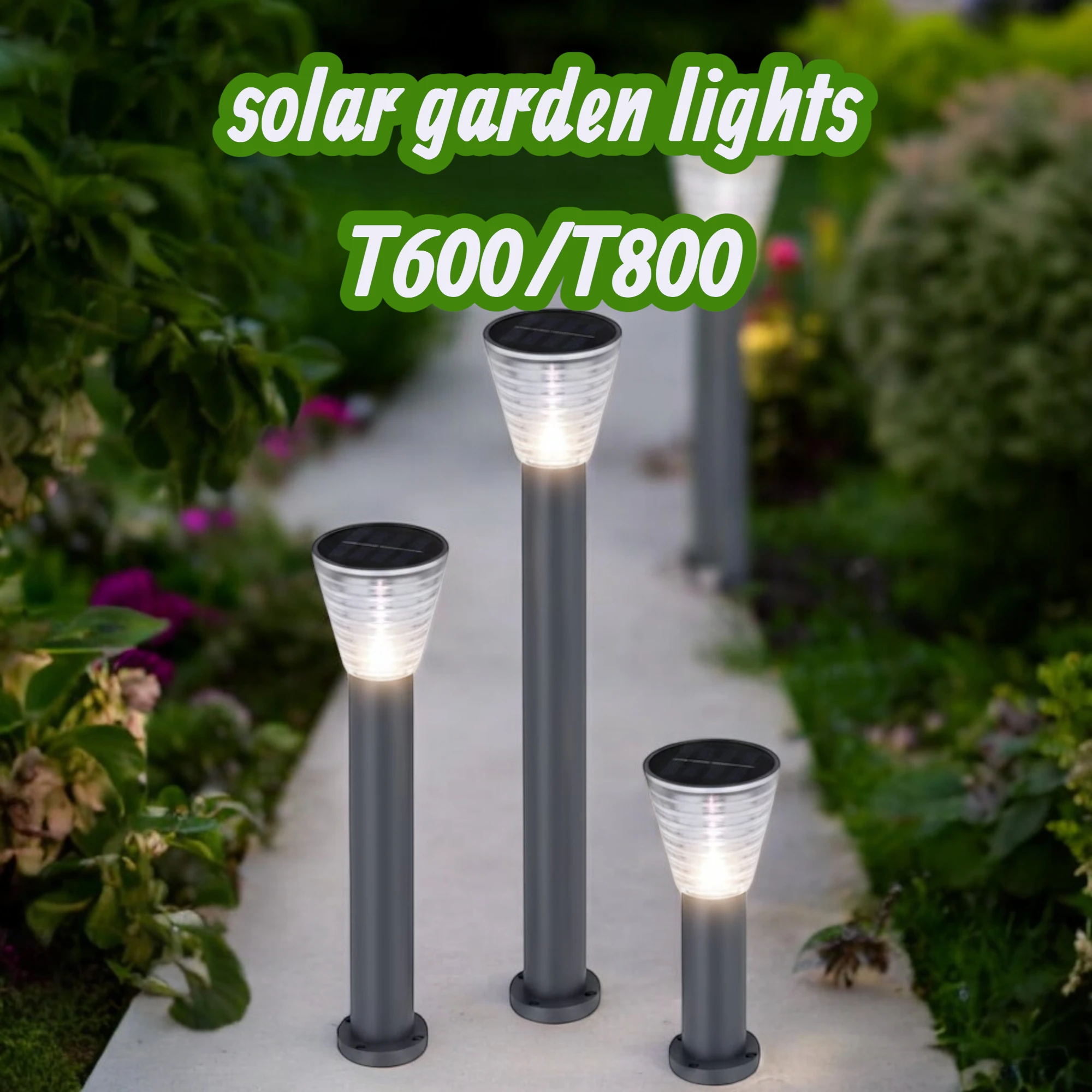 Đèn Sân Vườn Năng Lượng Mặt Trời T600/T800