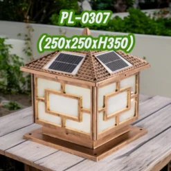 Đèn Trụ Cổng Năng Lượng Mặt Trời Oriana PL-0307 (nhỏ)