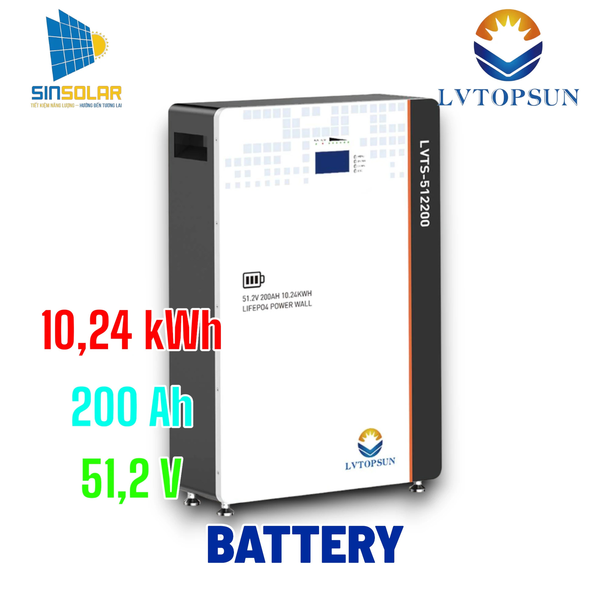 PIN LƯU TRỮ NĂNG LƯỢNG MẶT TRỜI LVTS-512200-G2