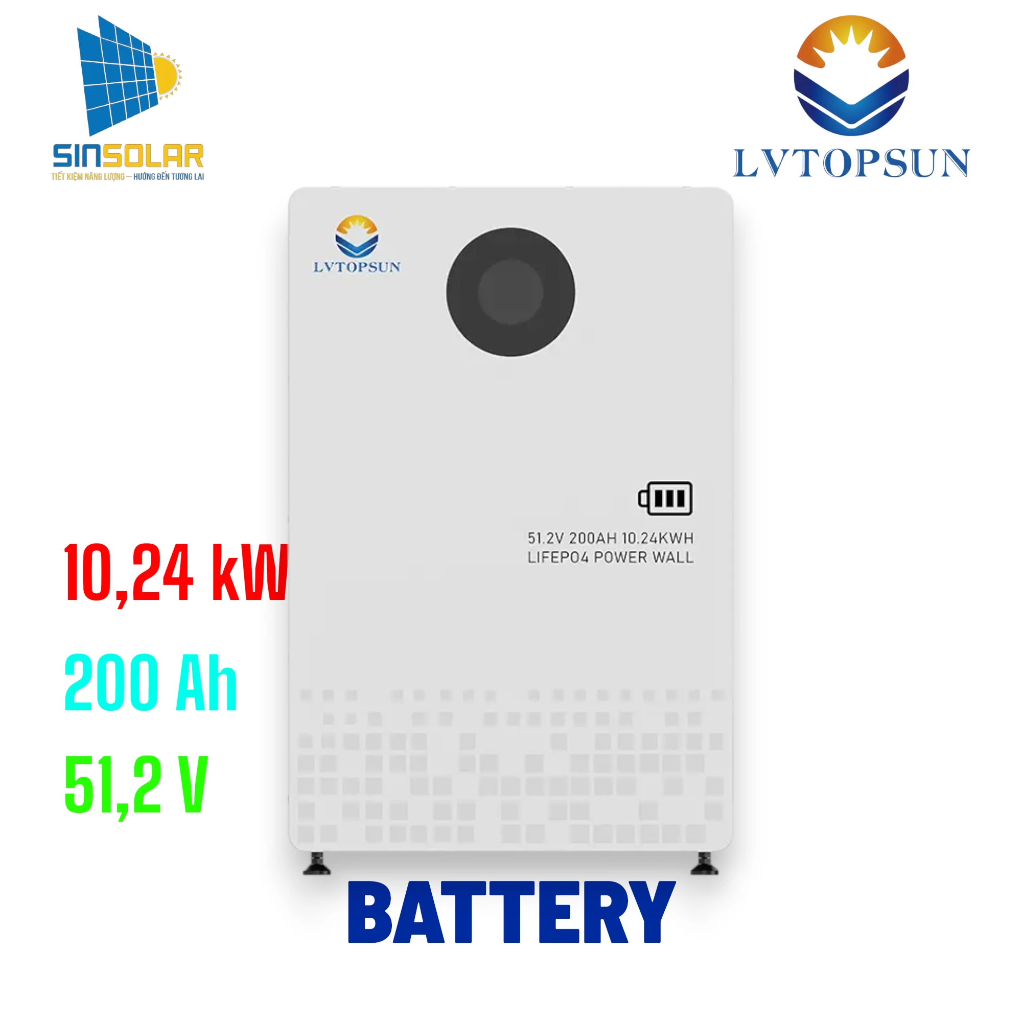 PIN LƯU TRỮ NĂNG LƯỢNG MẶT TRỜI LVTS-512200-G3