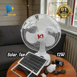 Quạt Năng Lượng Mặt Trời T9 12W