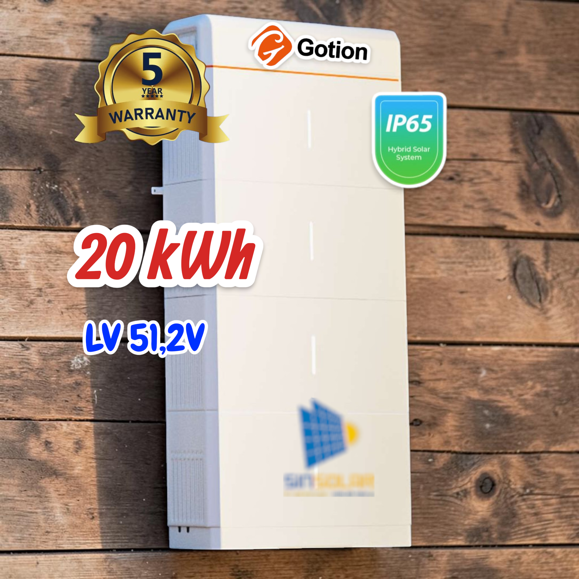 Pin Lưu Trữ GOTION 20kwh HSD51.2-02C20L IP65