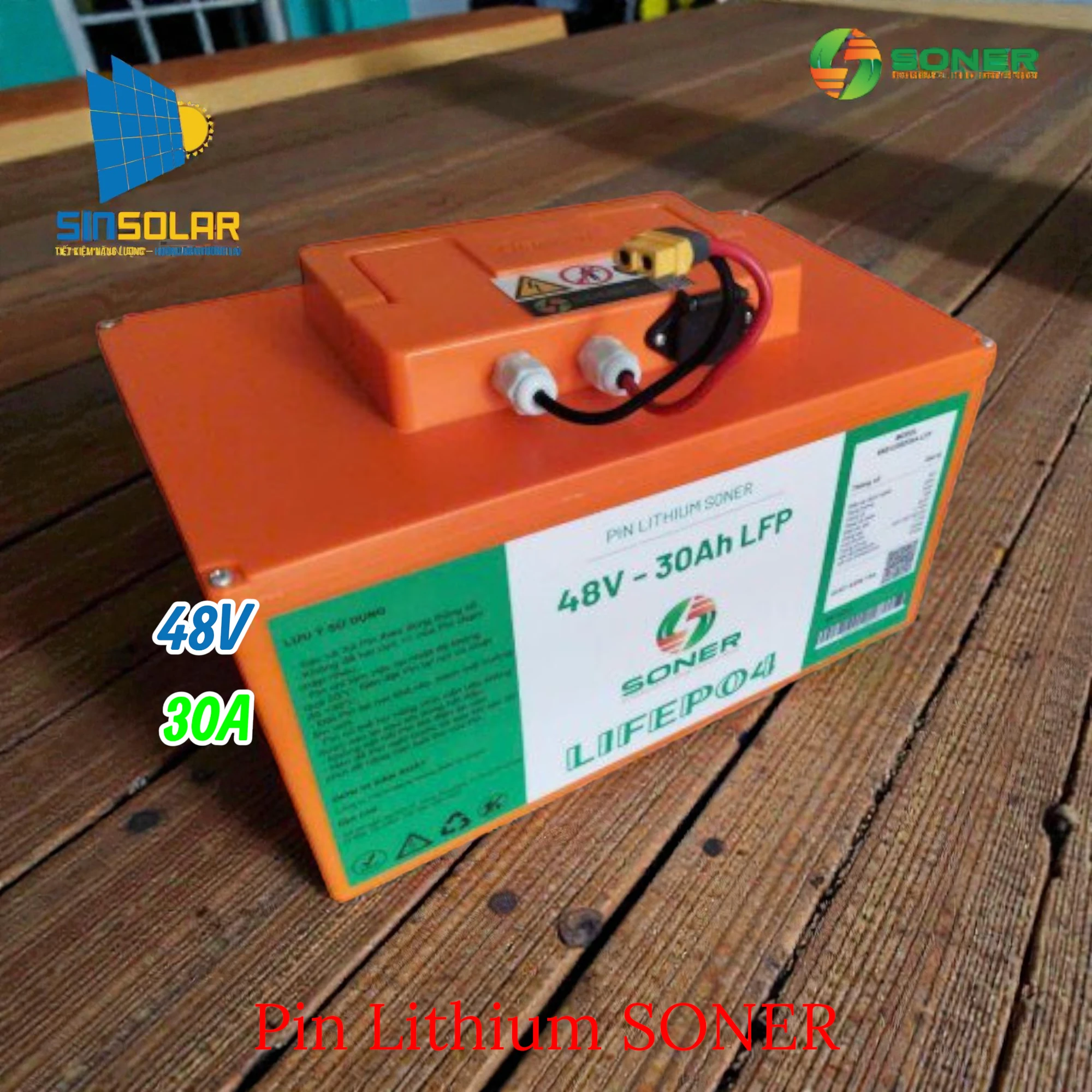 Pin Lithium SONER 48V 30A